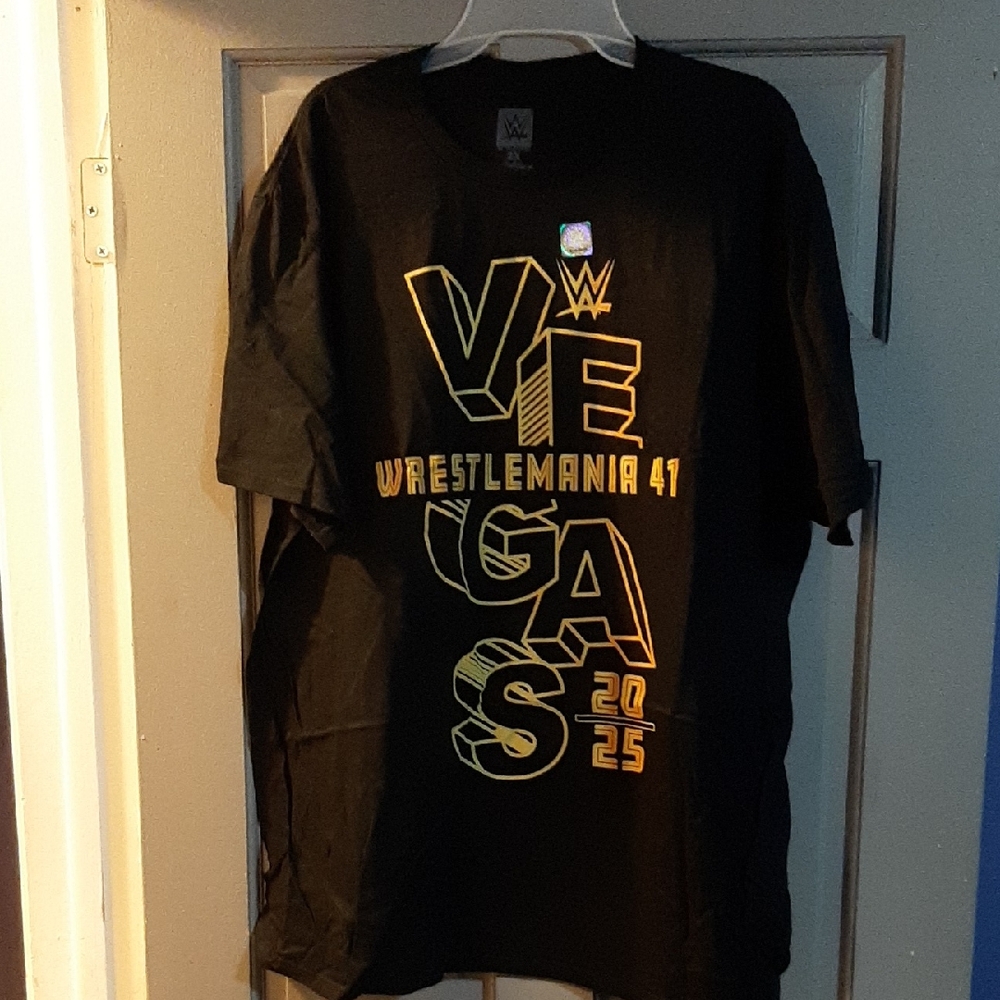 WWE Black and Gold Vegas WrestleMania 41 Tee